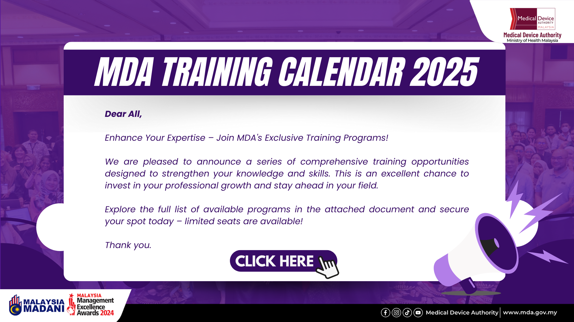 MDA Training